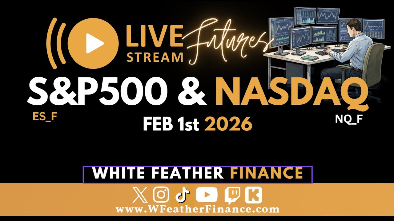 Live Trading S&P500 & NASDAQ Futures $NQ 2/2/2026 