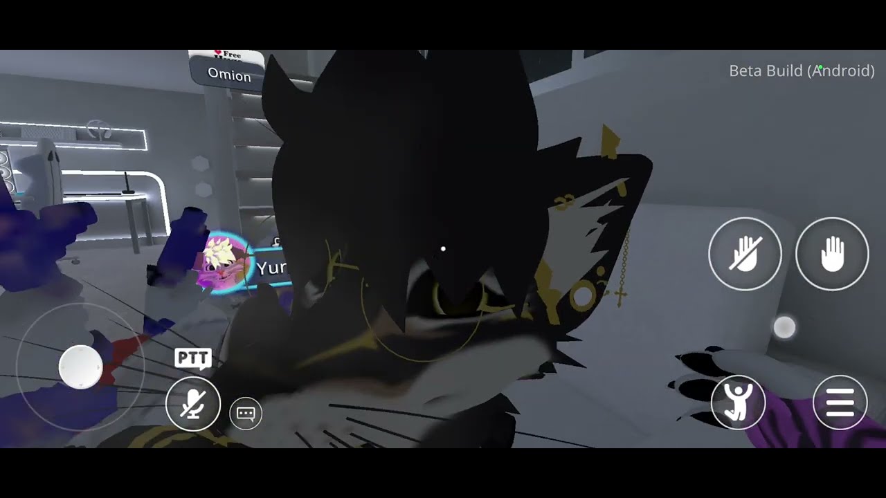 Vrchat mobile gameplay com avatares very poor 😃 