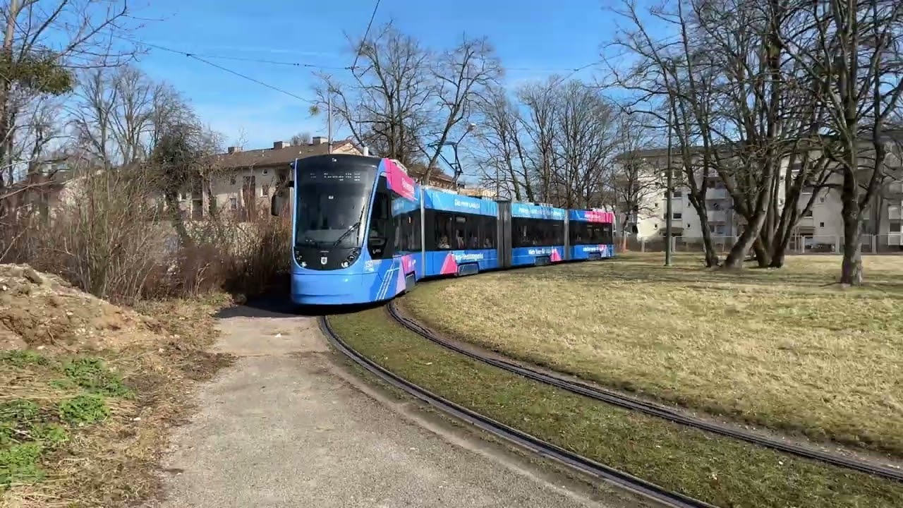 Trainspotten und Zugsichtungen: Die Neue Linie 14 der MVG M&uuml;nchen Heute Er&ouml;ffnet 