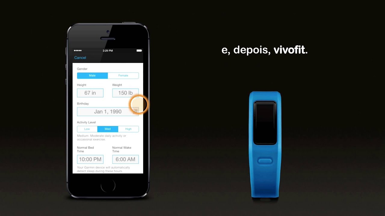 v&iacute;vofit - Pairing with your smartphone (Portugu&ecirc;s)