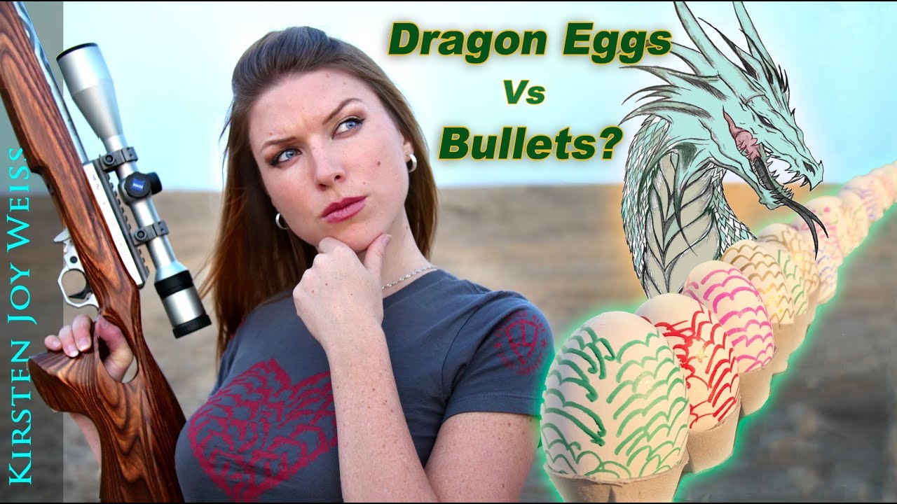 Gun Vs. DRAGON EGGS - MESSY!
