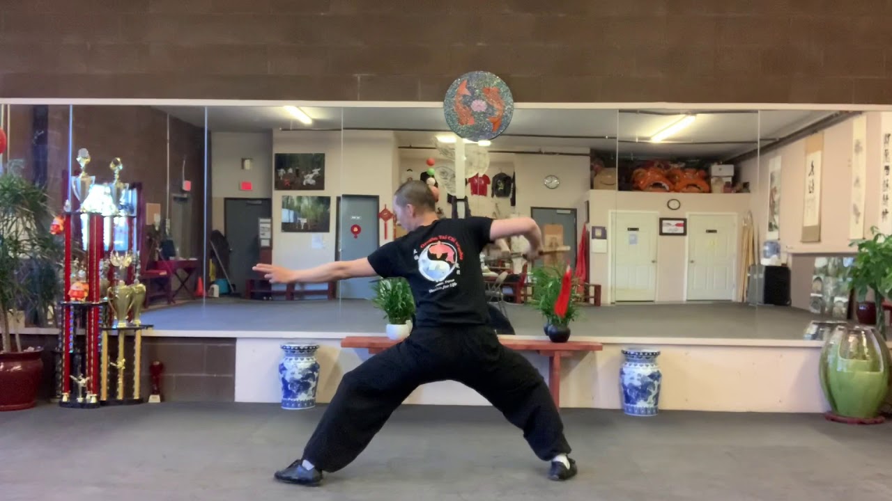 How to do Basic wushu straight sword