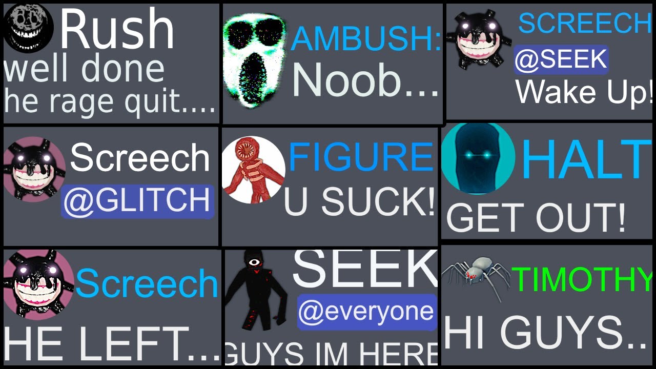 DOORS MONSTER GROUP CHAT COMPILATION [PART #1]