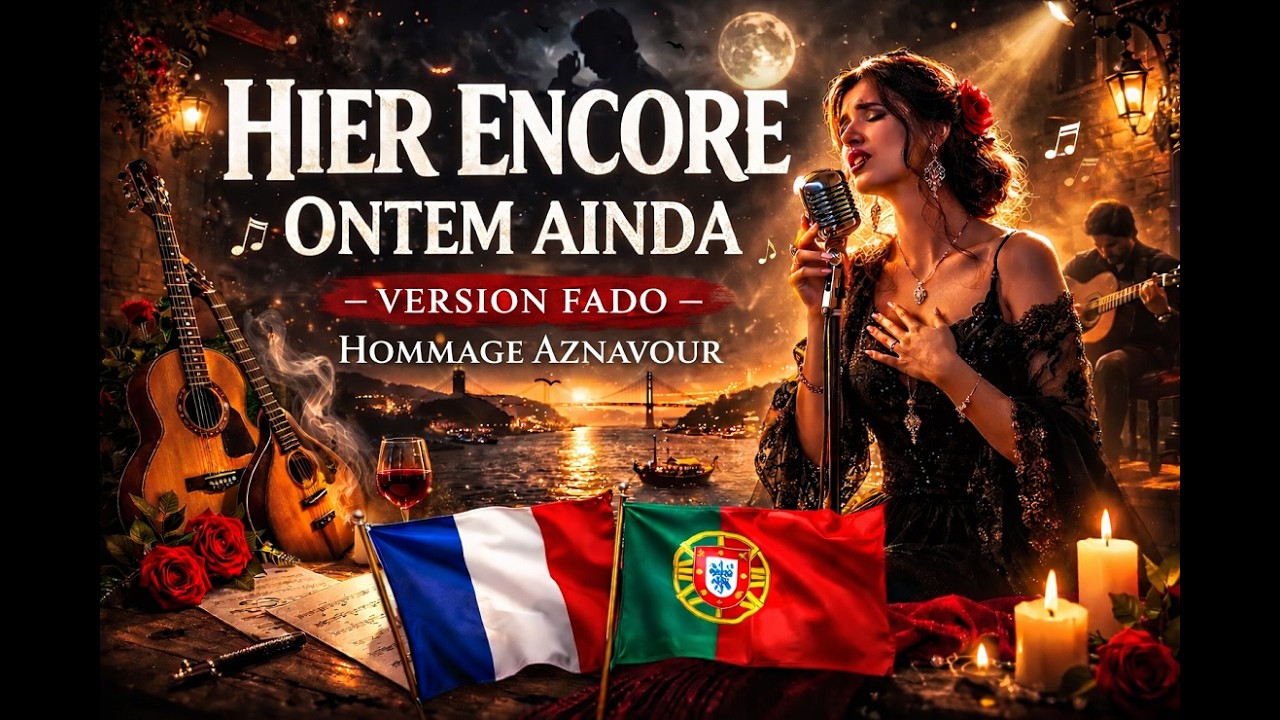🇵🇹 ONTEM AINDA (Hier Encore) - Version FADO 🇫🇷