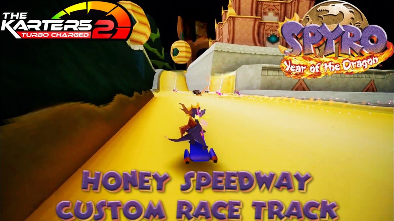 The Karters 2: Turbo Charged: Spyro Year Of The Dragon: Honey Speedway Mod