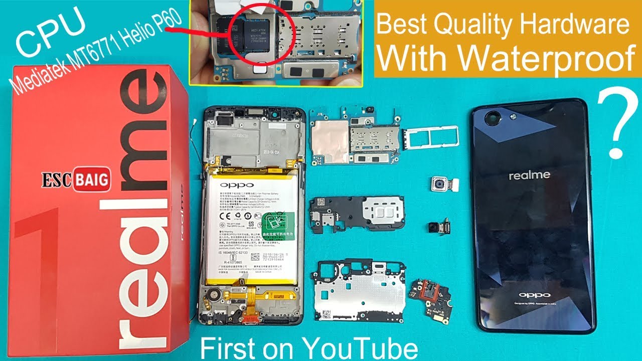 OPPO Realme 1- Full Disassembly || Realme 1 Teardown || all Internal Parts of Realme 1
