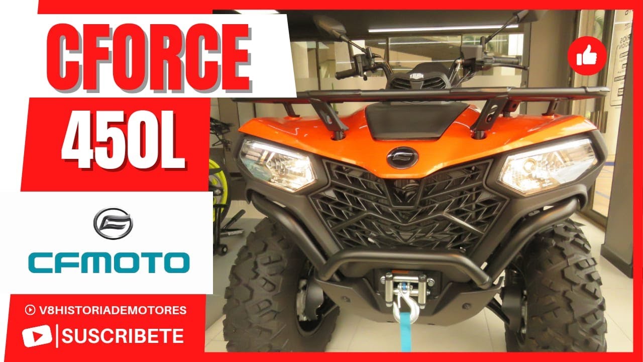 🔴NUEVA CFORCE 450L ATV CFMOTO/Ficha tecnica/Precio/Descripción general #cfmoto #cuatrimoto #atv