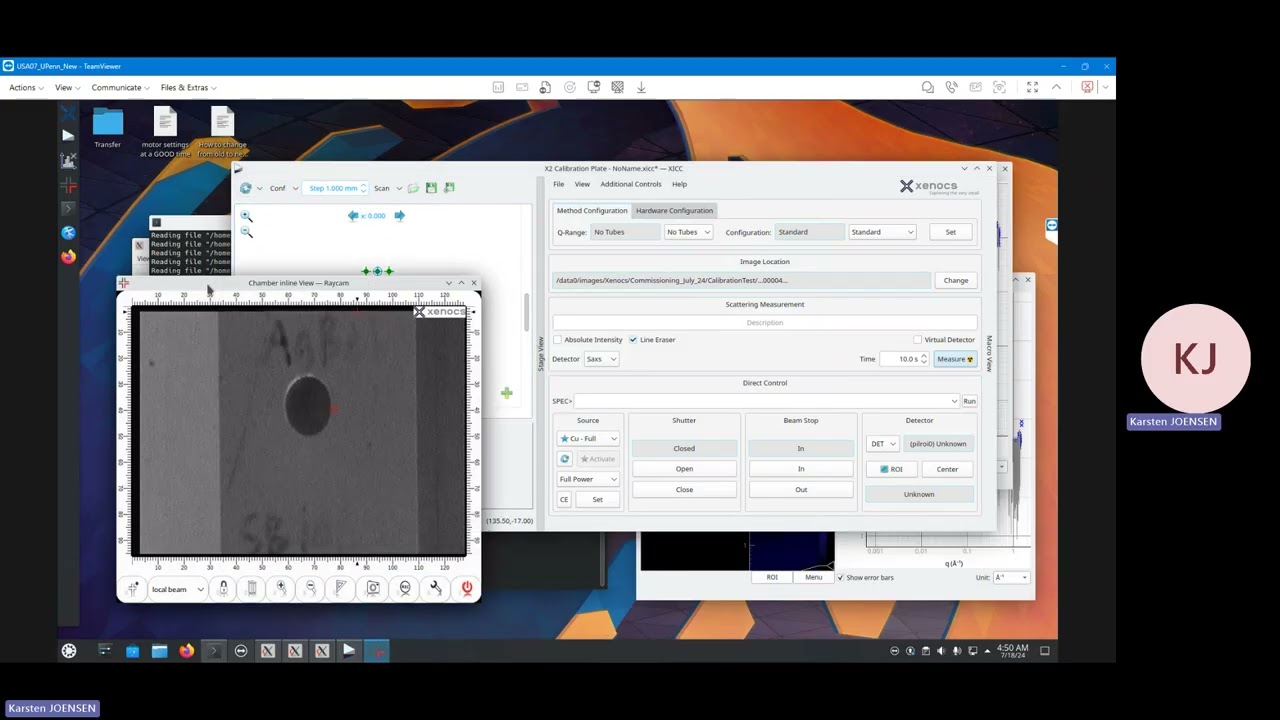 Upenn Upgrade Training   Introduction 1  Software, Sample locations, Measurement Conditions, Measure