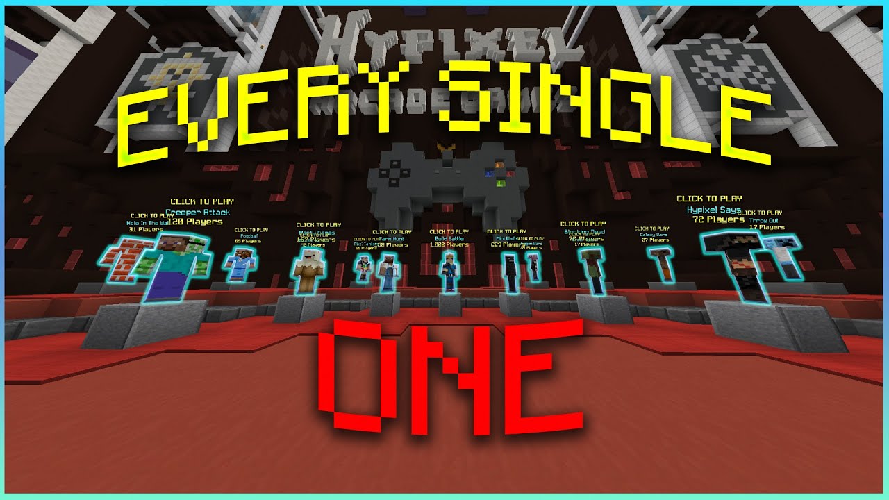 I Played EVERY Arcade Game In Hypixel...