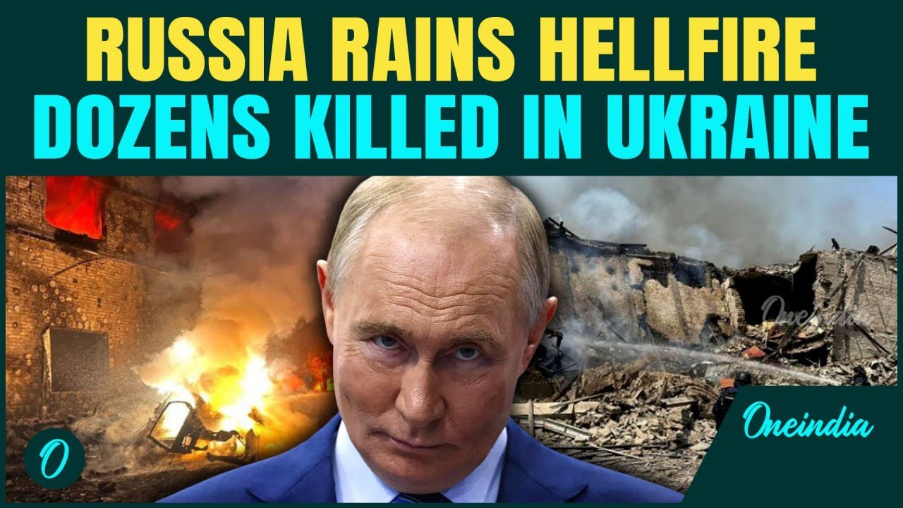 Disturbing Moment On Cam: Russia Rains 623 Missiles All Across Ukraine Killing Over Dozens