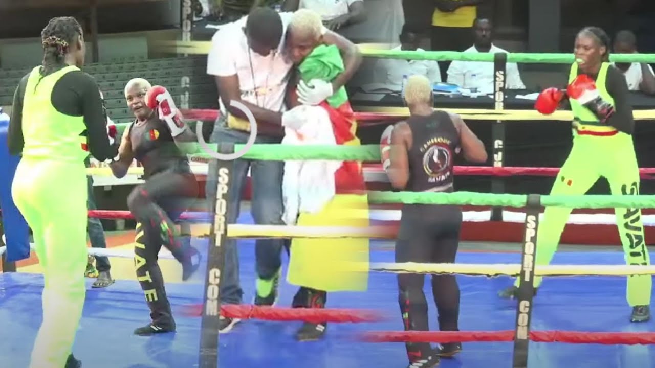 Finale boxe savate: Les Larmes de la boxeuse Alice Ngom après son titre de championne d’Afrique
