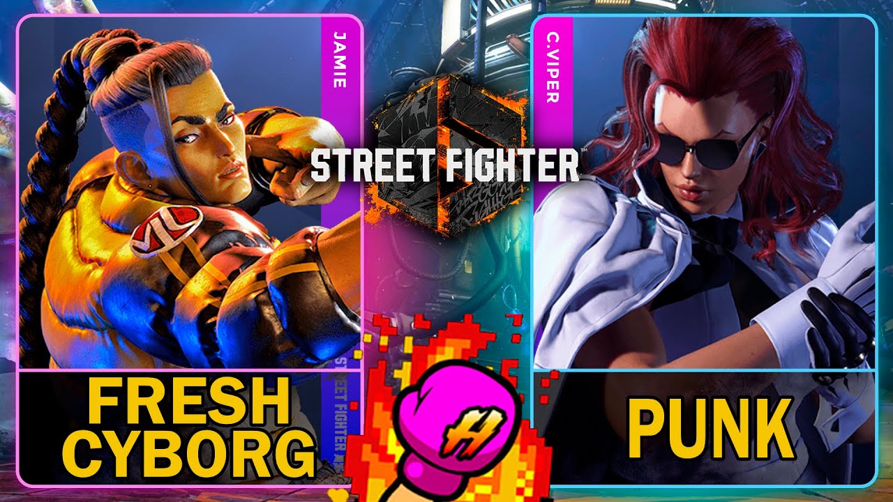 SF6 Fresh Cyborg (JAMIE) VS Punk (C.VIPER)🥊Street Fighter 6🥊Story 6🥊4K 60ᶠᵖˢ