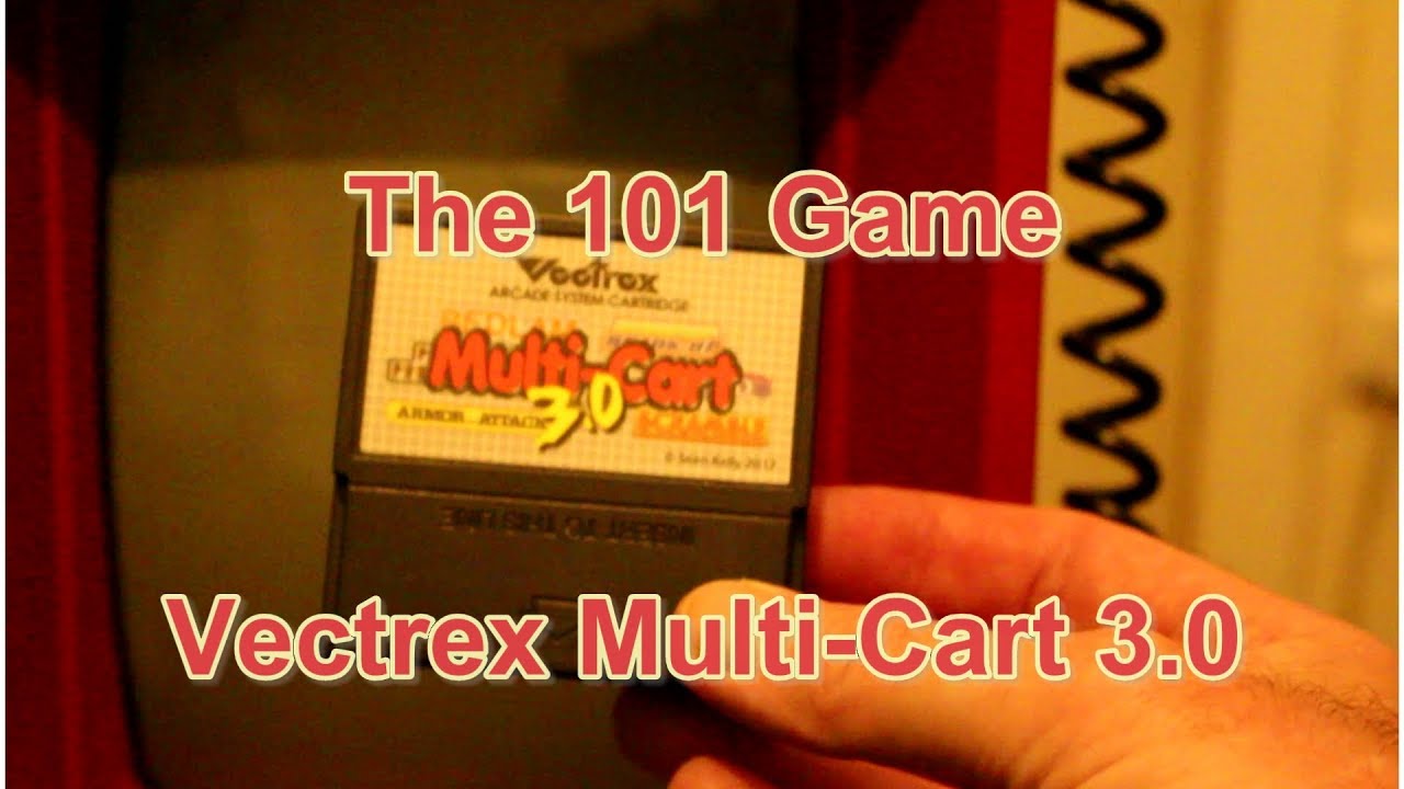 Vectrex 101 Multi Cart 3.0 By Sean Kelly