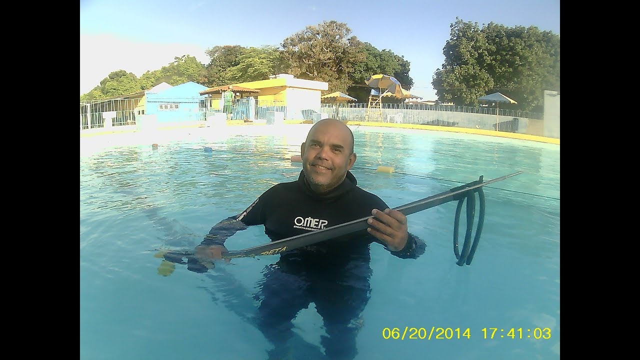 Teste com Arbalete Divecom Creta 90 modificado
