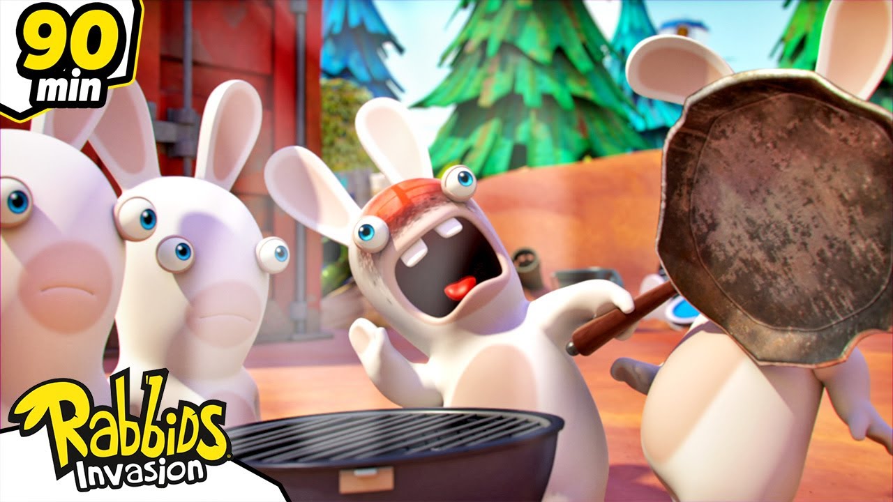 Kaninchen VS fleischfressende Pflanze | Rabbids: Invasion der Rabbids 🐰 | Cartoon für Kinder