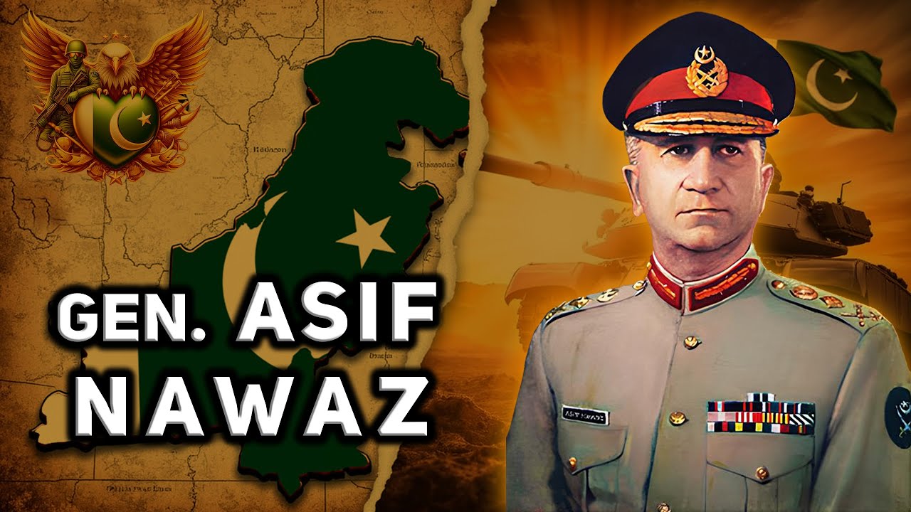 Pakistan's MOST HONORED General ASIF NAWAZ Janjua | 10th Chief of Army Staff