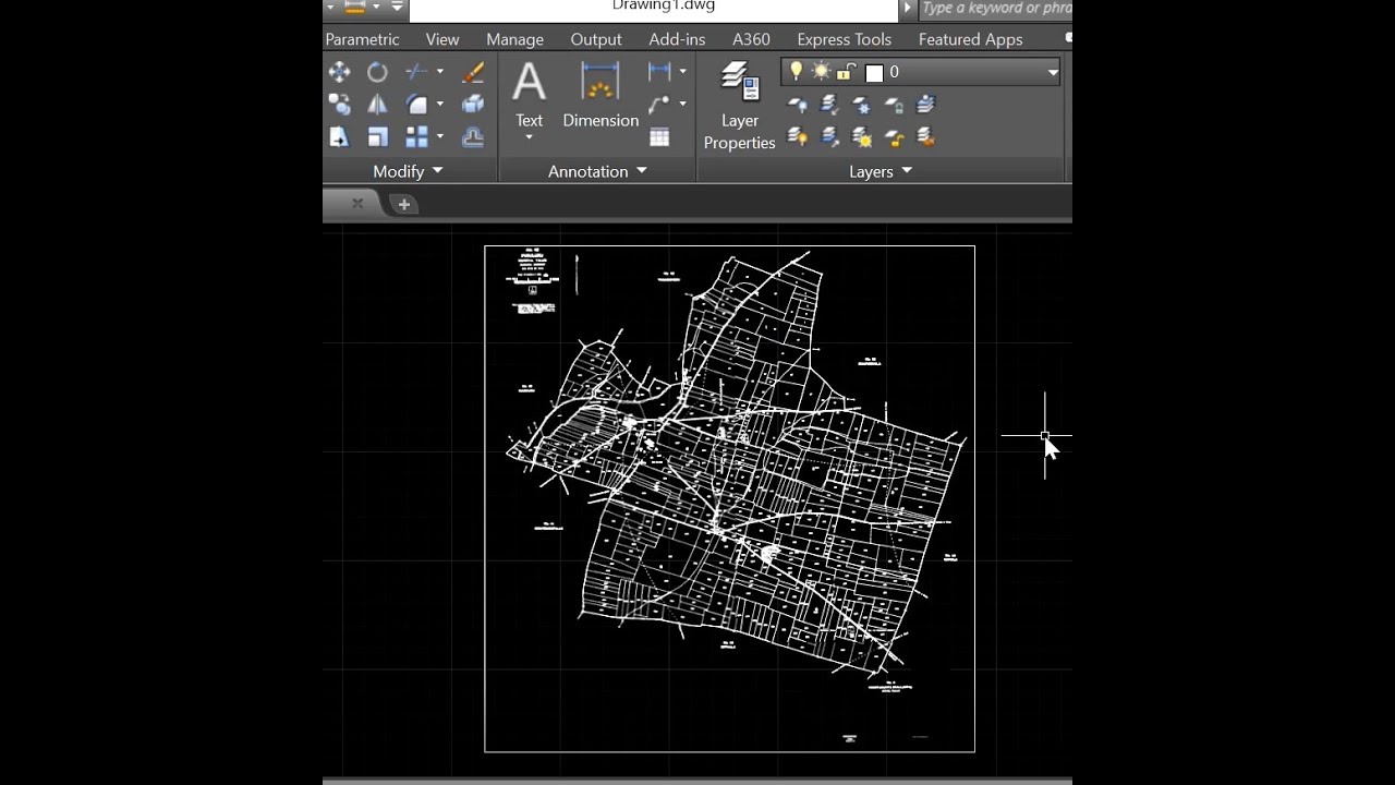 HOW TO JOIN TIFF FILES & PREPARE A VILLAGE MAP IN #autocad #googleearth #village #topology