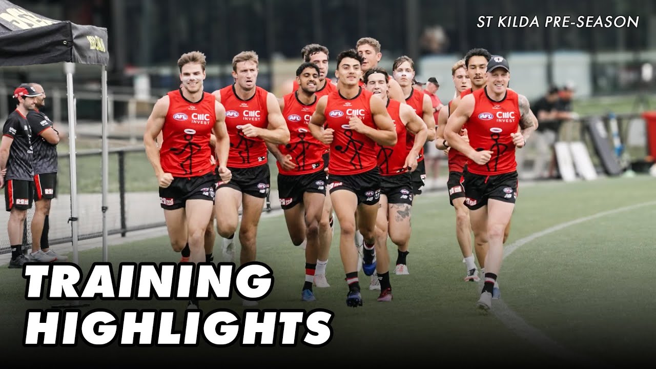 60 DAYS TO GO! An inside look at St Kilda's training session