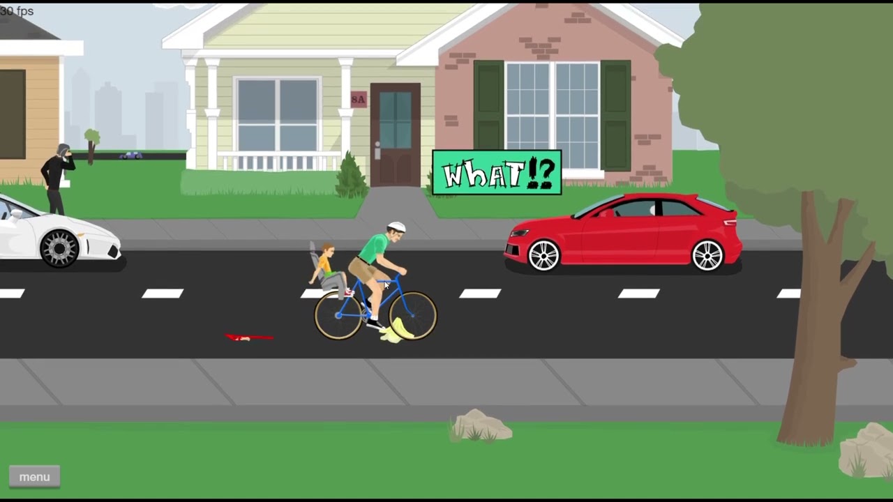 playing happy wheels and dying over and over again from a paradox