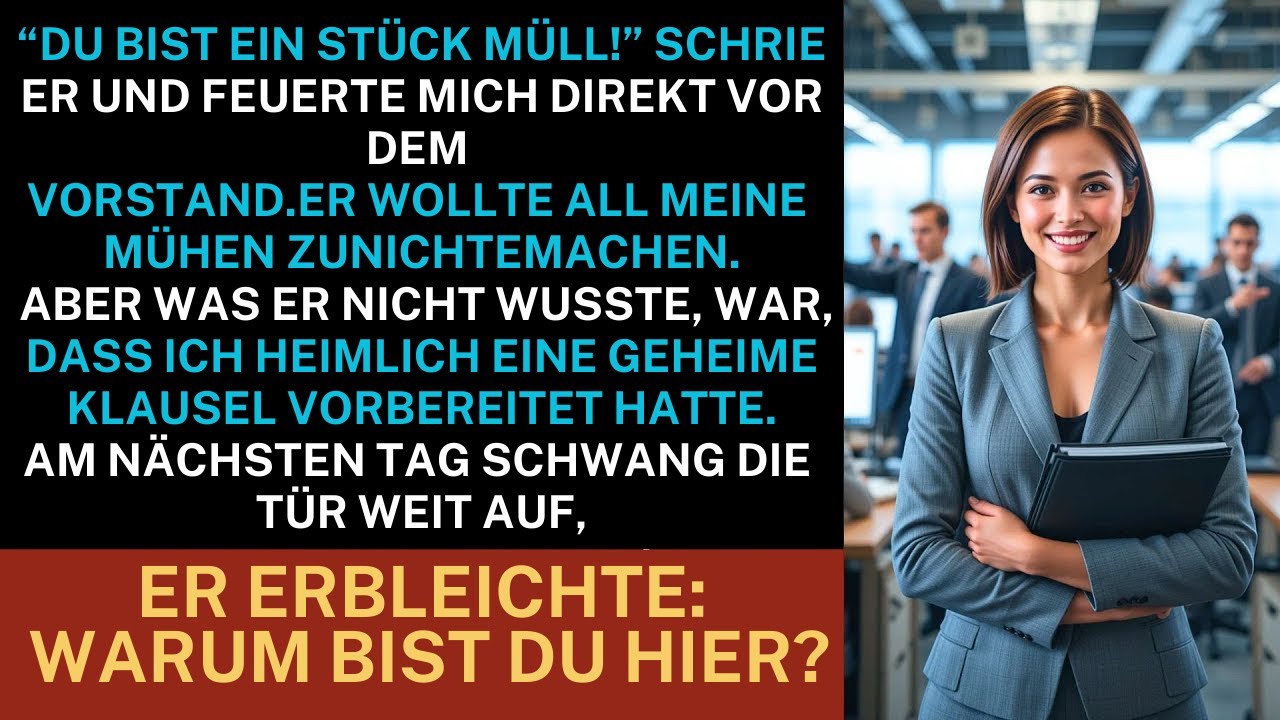 Der neue CEO hat mich nach 4.212 Überstunden ohne jegliche Leistungen gefeuert