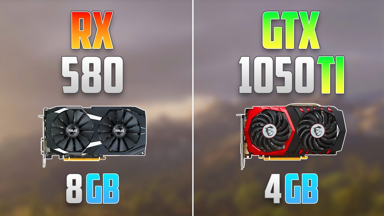 GTX 1050 TI vs RX 580 - How BIG is the Difference?
