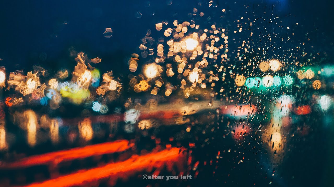 Rain Sliding on the Window | Sleep / Relax / Study