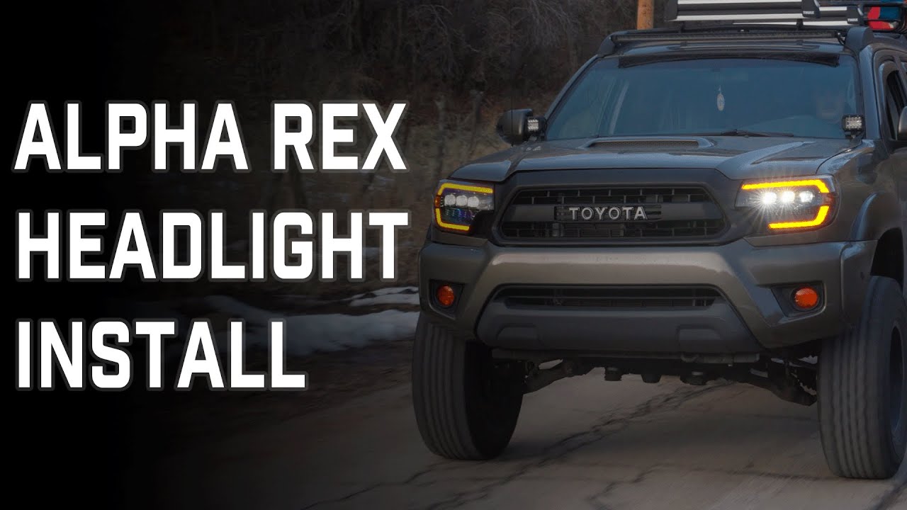 Alpha Rex Nova Series Headlight Install // 2nd Gen Tacoma