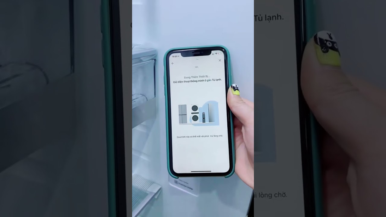 Hướng dẫn kết nối điện thoại thông minh với tủ lạnh LG #AITHINQ #CapCut #Tulanhthongminh