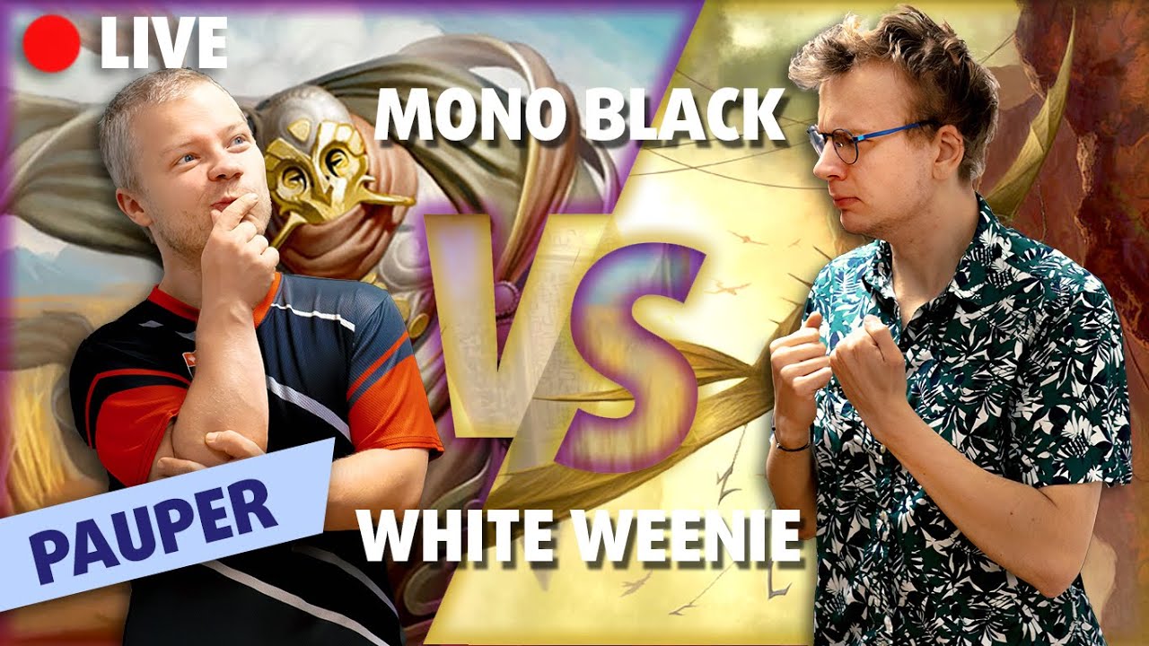 New Pauper Banlist! Feature Match Live | Mono Black Devotion vs White Weenie