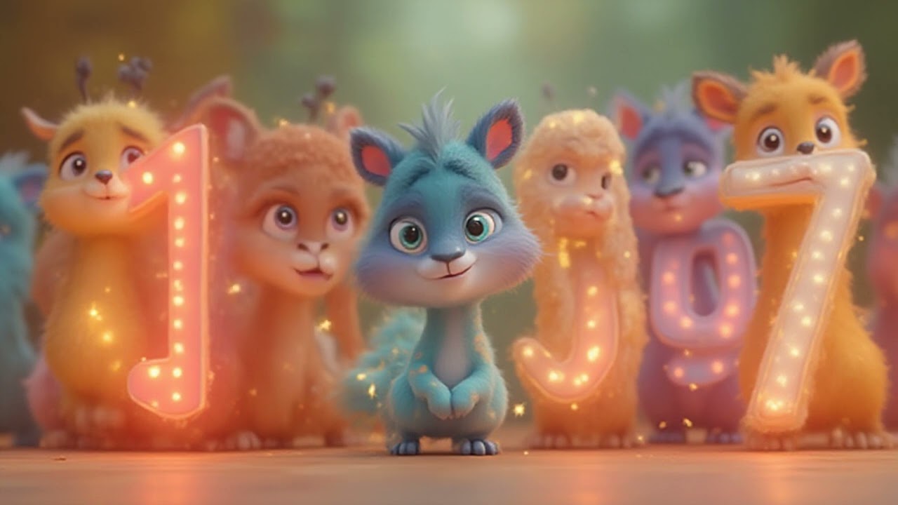 Aprenda N&uacute;meros 1-10! M&uacute;sica Divertida de Contar Animais do Zool&oacute;gico para Crian&ccedil;as!