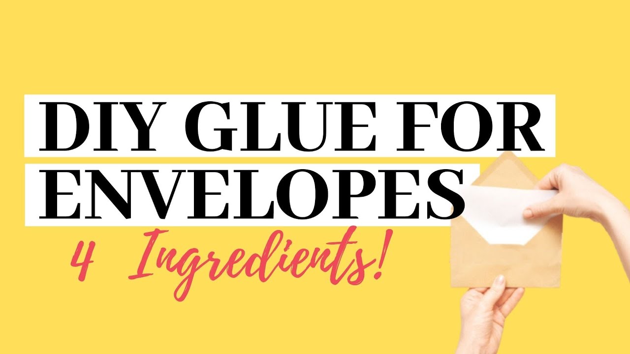 Envelope Glue - How to Make Your Own