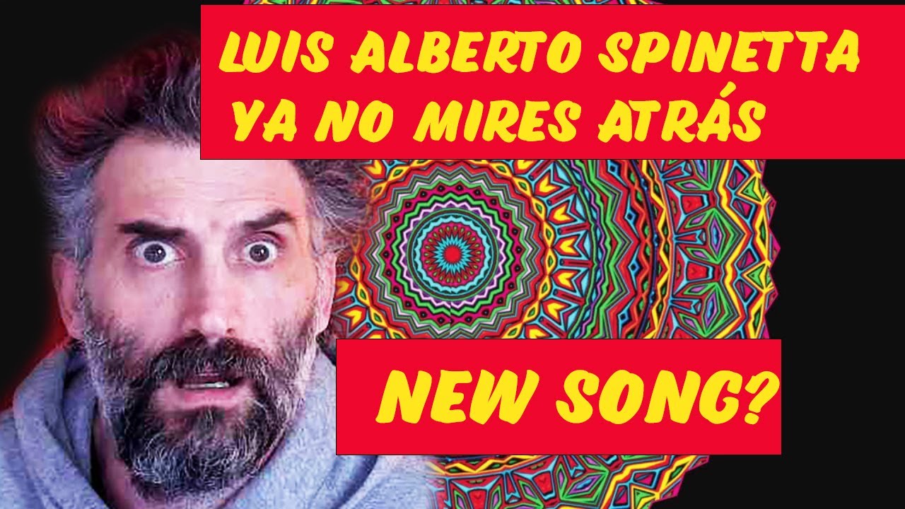Luis Alberto Spinetta - Ya No Mires Atr&aacute;s (Official Lyric Video) reaction review