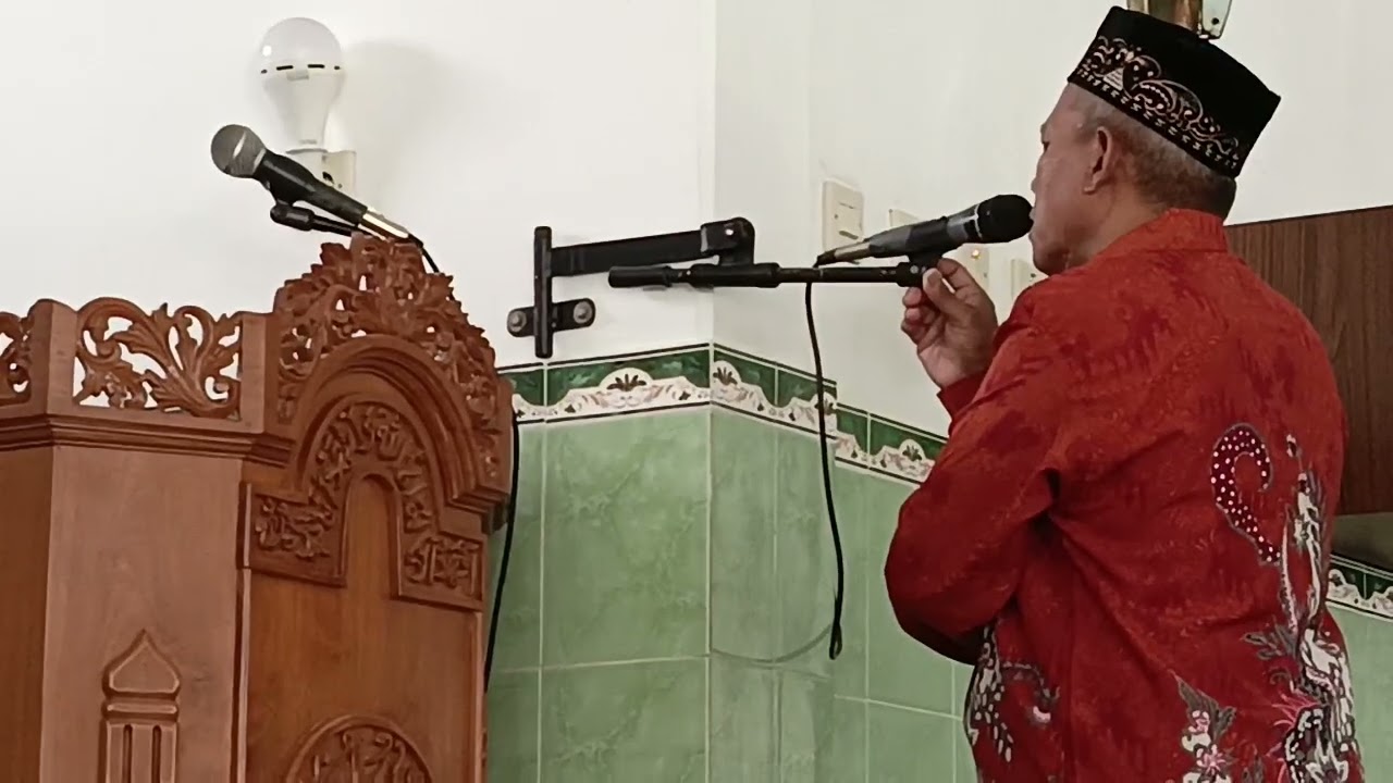 Bp Kusman. Muadzin Jumatan di Masjid Al Huda Sibela Utara Mojosongo Solo Imam 28 Juni 2024