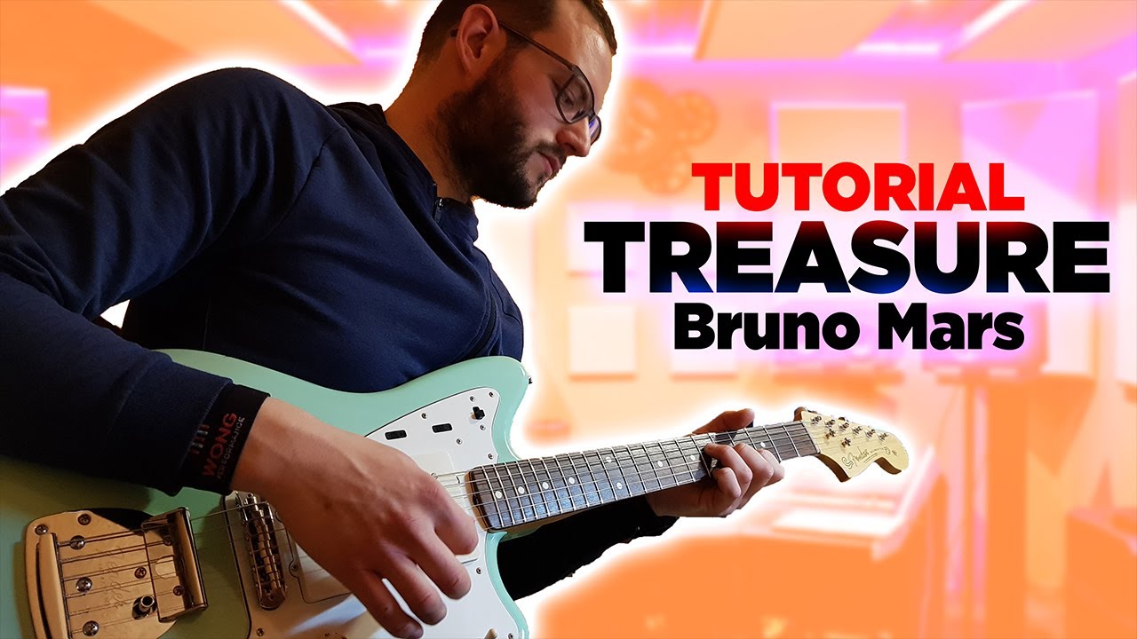 TREASURE | BRUNO MARS | GUITAR TUTORIAL