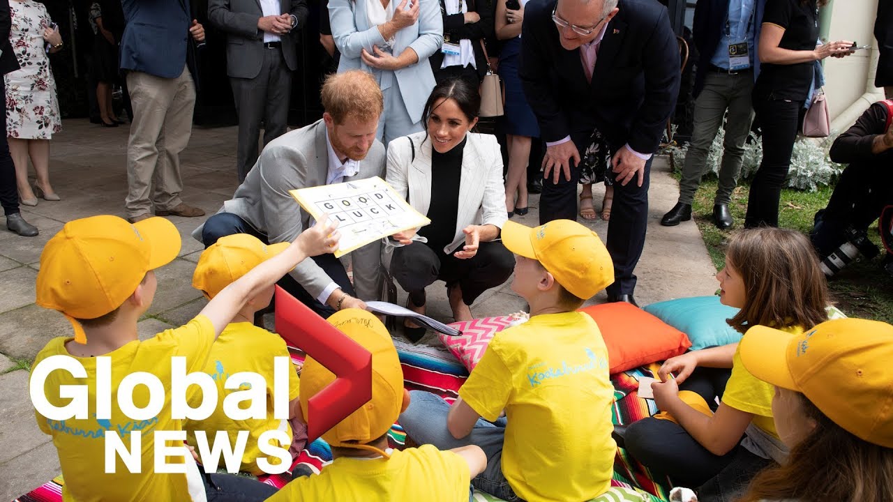 Prince Harry, Meghan Markle attend lunchtime reception in Sydney