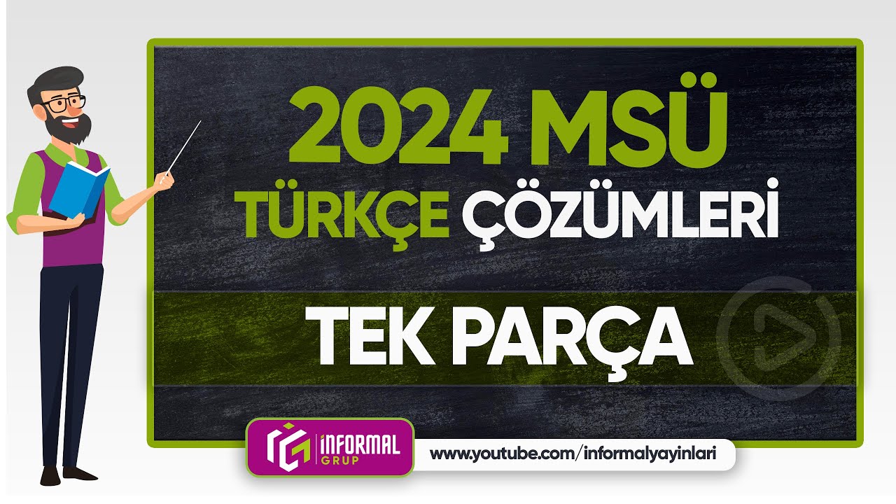 2024 MSÜ TÜRKÇE Soruları ve Çözümleri | TEK PARÇA