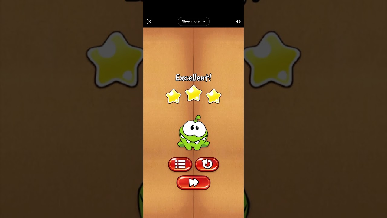 Cut The Rope Level 1 - 1 to 25 - Cardboard Box 