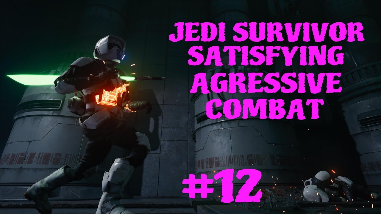 Smooth satisfying agressive combat #12   Jedi Survivor    4k60fps