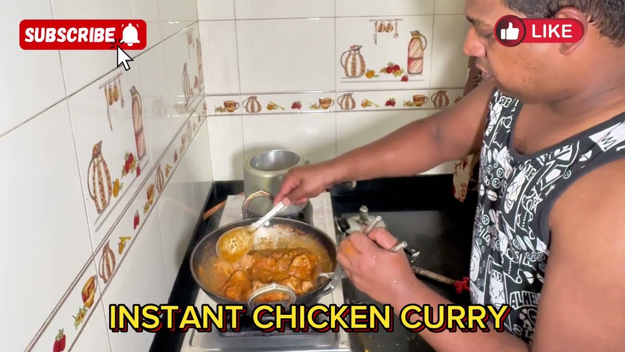 INSTANT CHICKEN CURRY 🍛 LIKE 👍 SUBSCRIBE ❤️ #cooking #cookingchannel #cookingvideo #chickencurry 