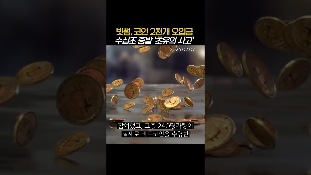 빗썸, 코인 2천개 오입금 수십조 증발 '초유의 사고 '#비트코인 #빗썸 #가상자산 #해킹 #내부자들 (20260207)