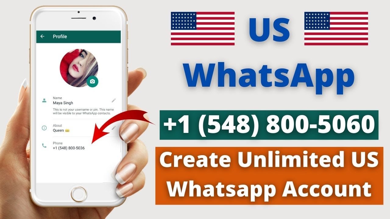 Whatsapp fake Number | Create Whatsapp account with US number 2021 | US Whatsapp Account free 2021