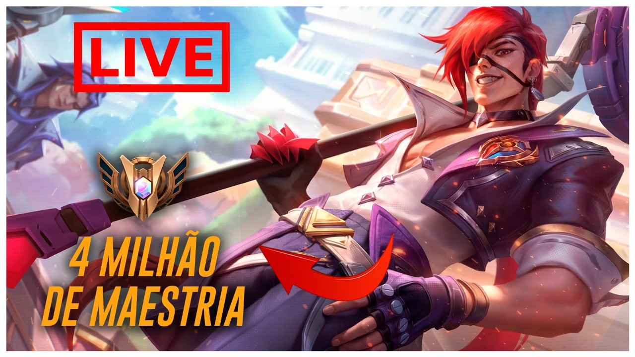 MESTRE HOJE NA SECUNDÁRIA, 4 MILHÃO DE MAESTRIA DE KAYN -  Apoie o Streamer 🙏