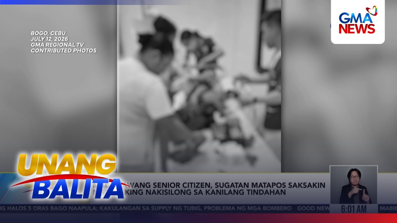 Mag-asawang senior citizen, sugatan matapos saksakin ng lalaking... | Unang Balita
