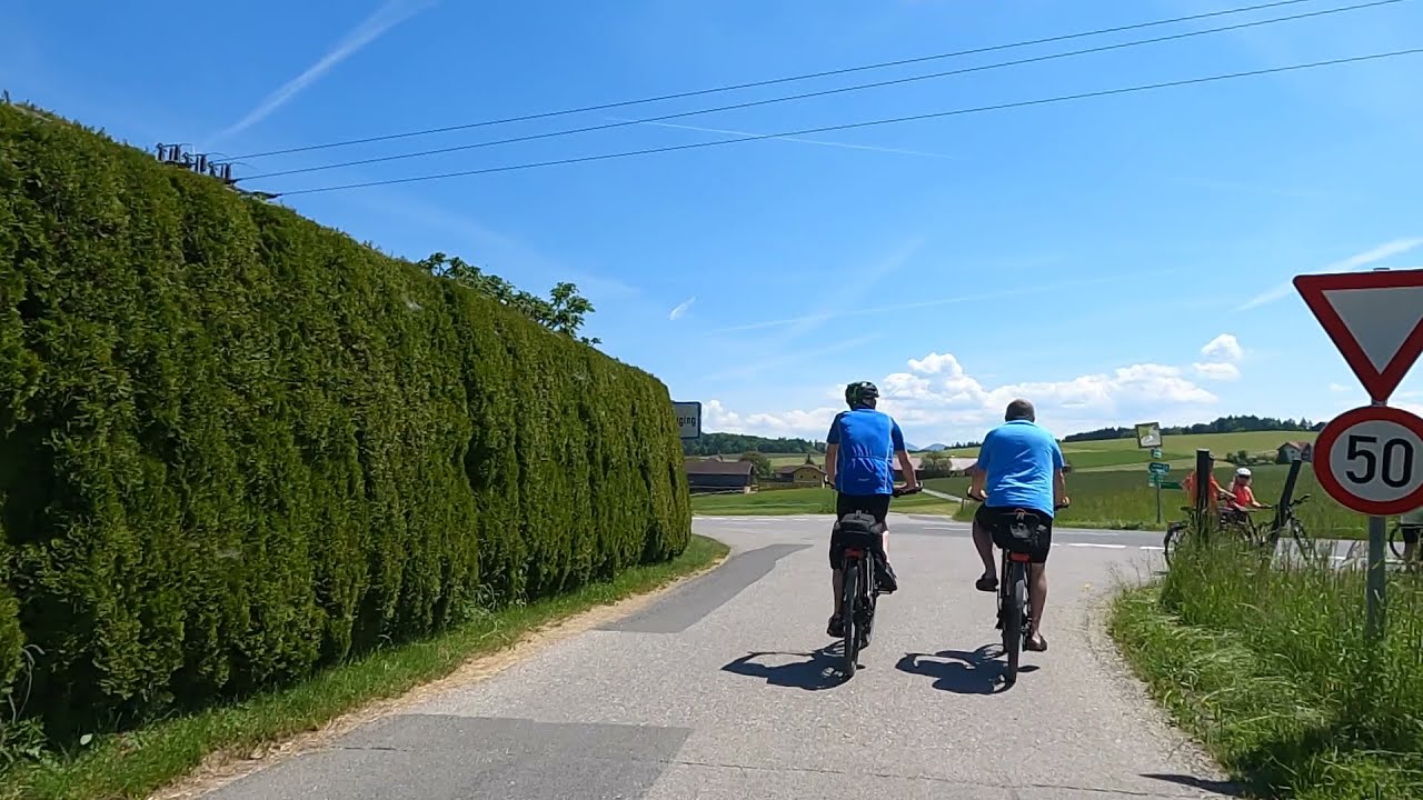 E Bike Radtour Wallersee u Umgebung   HD 1080p