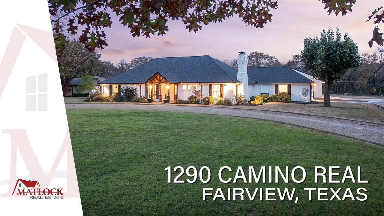 1290 Camino Real, Fairview, Texas - Stunning One Story Estate on a Sprawling 1.55 Acre Creek Lot!!
