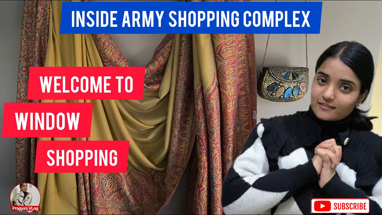 Inside Army Shopping Complex-Aaj humne ki Window shopping 😇😇 || #shopping #vlog #familyvlog
