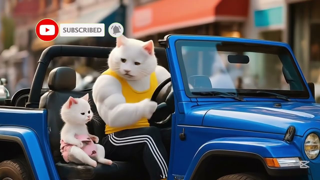 RICH CAT BUYS NEW CAR 🚙  