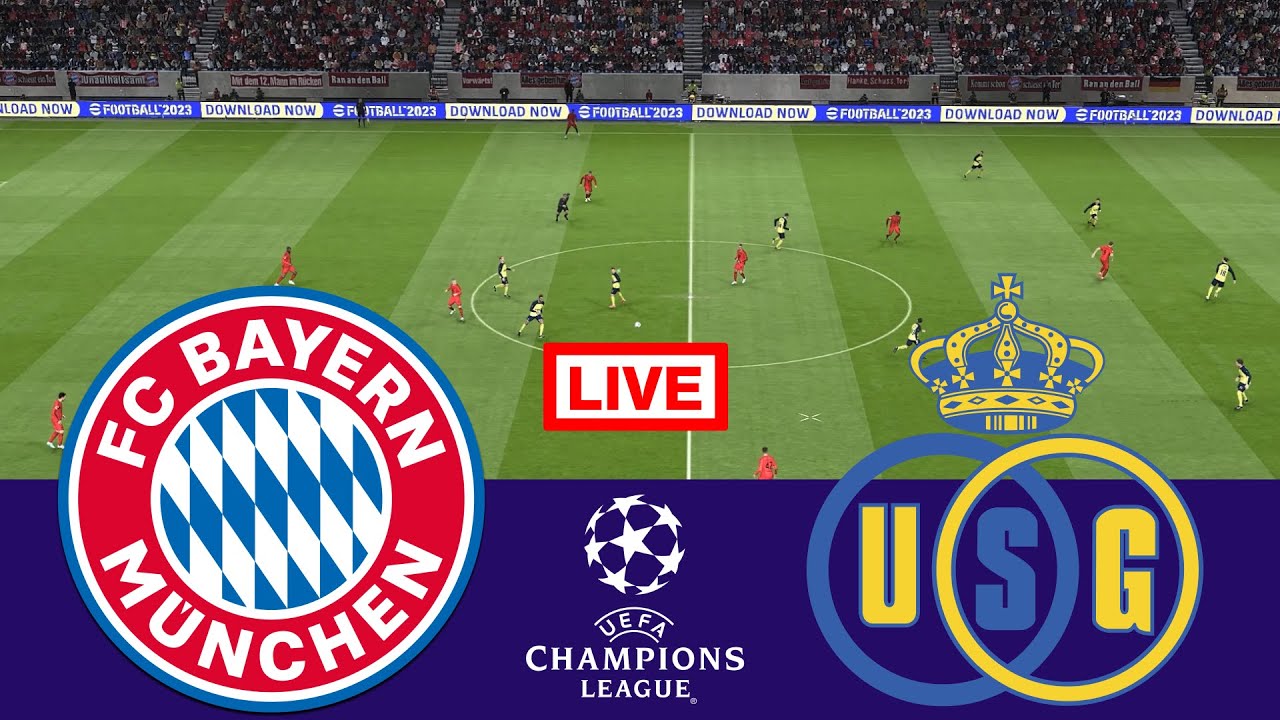 🔴 LIVE : Bayern München gegen Union St.Gilloise | Champions League 2025/26 | VideoGame Simulation
