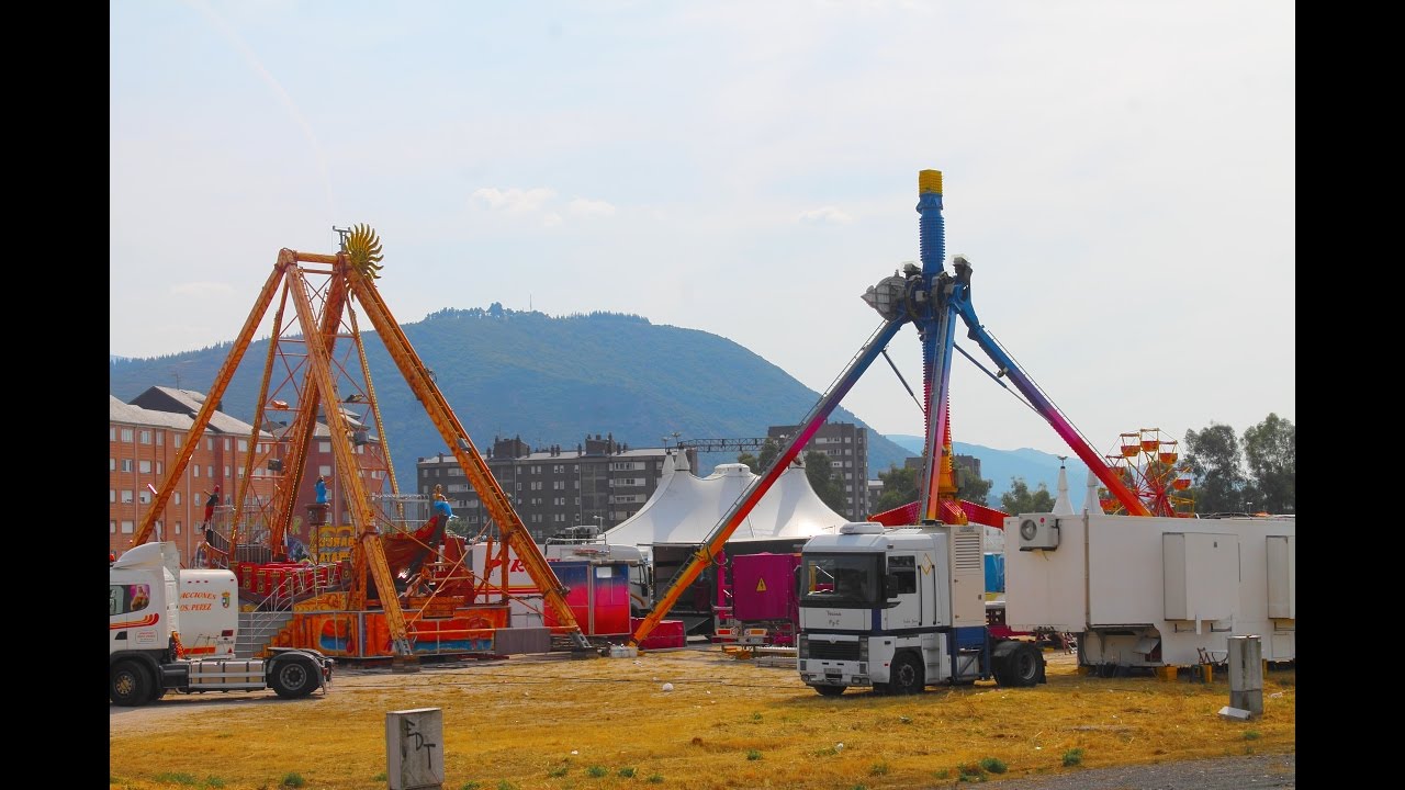 Montajes Atracciones-Ponferrada (León) 2016-R&M Ferias. Atracciones de feria.