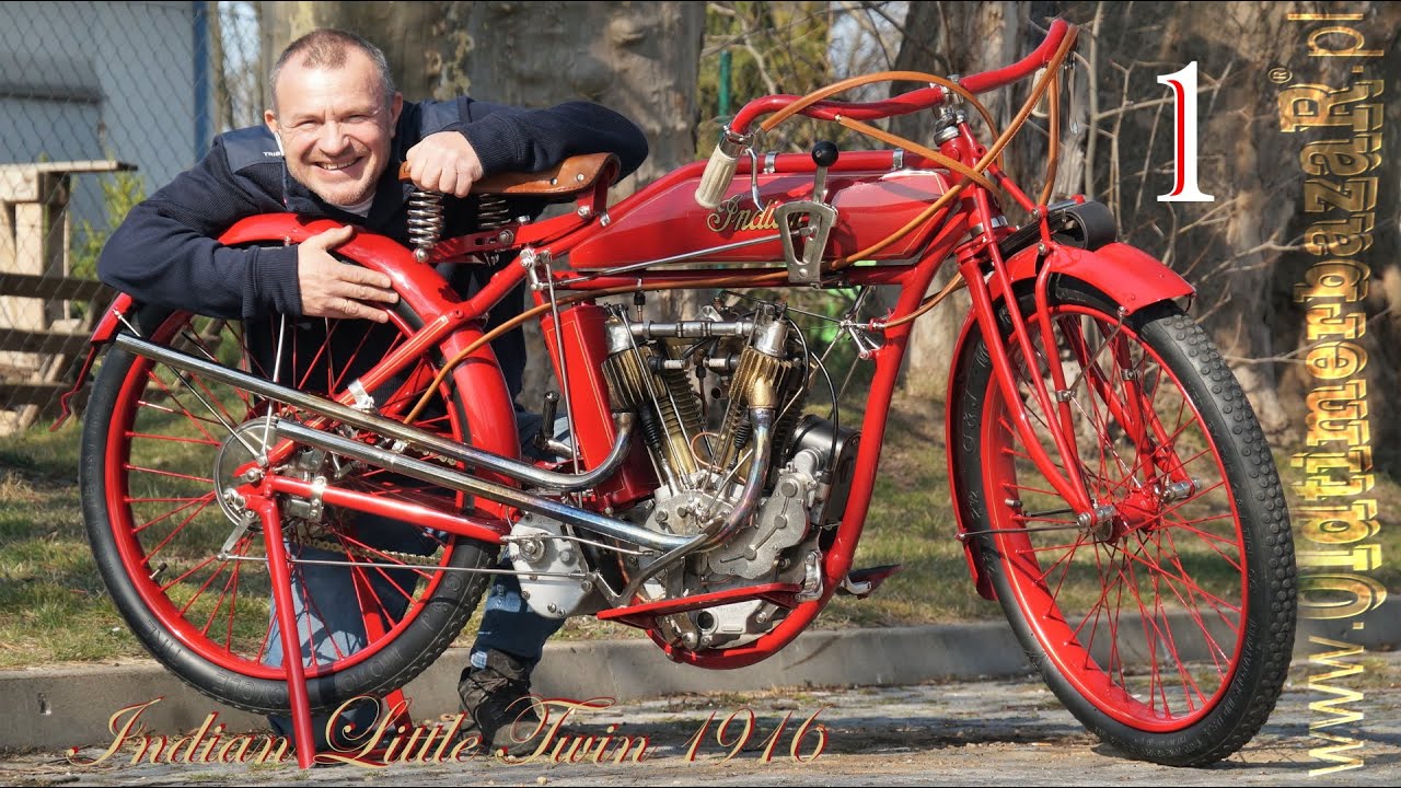 OldtimerbazaR ~ Indian Little Twin 1916 część 1 - opowiada Piotr Kawałek